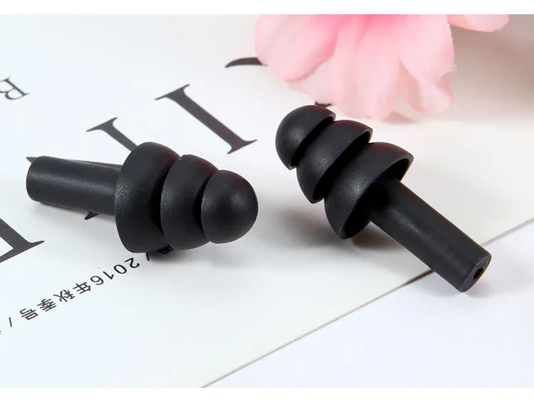 Soft Silicone Ear Plugs Insulated Waterproof Anti-Noise Snoring Essential Travel Noise Reduction Sleep Aids for Better Rest