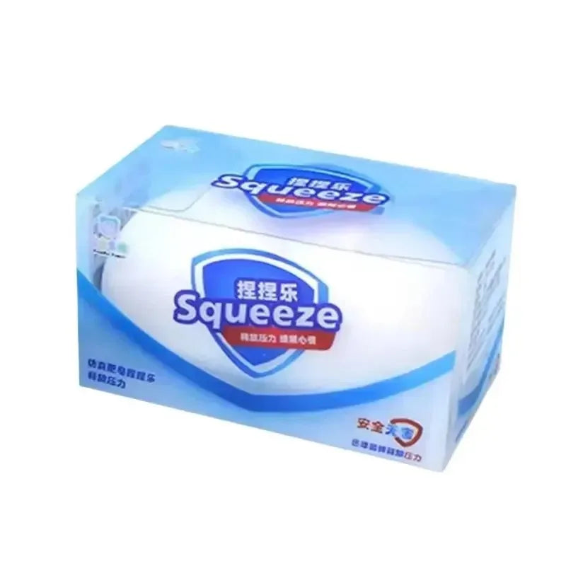 Soap Ball Squishy Soap Stress Relief Fidget Toy Crunchy Squeeze Toys Blocks Filled ASMR Anti Stress Sensory Toys for Adults