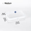 Storage Box Case Square Plastic Containers Box Travel Cosmetics Bag Bathing/Toy Organize Bag Waterproof Zipper Bag Travel Bag