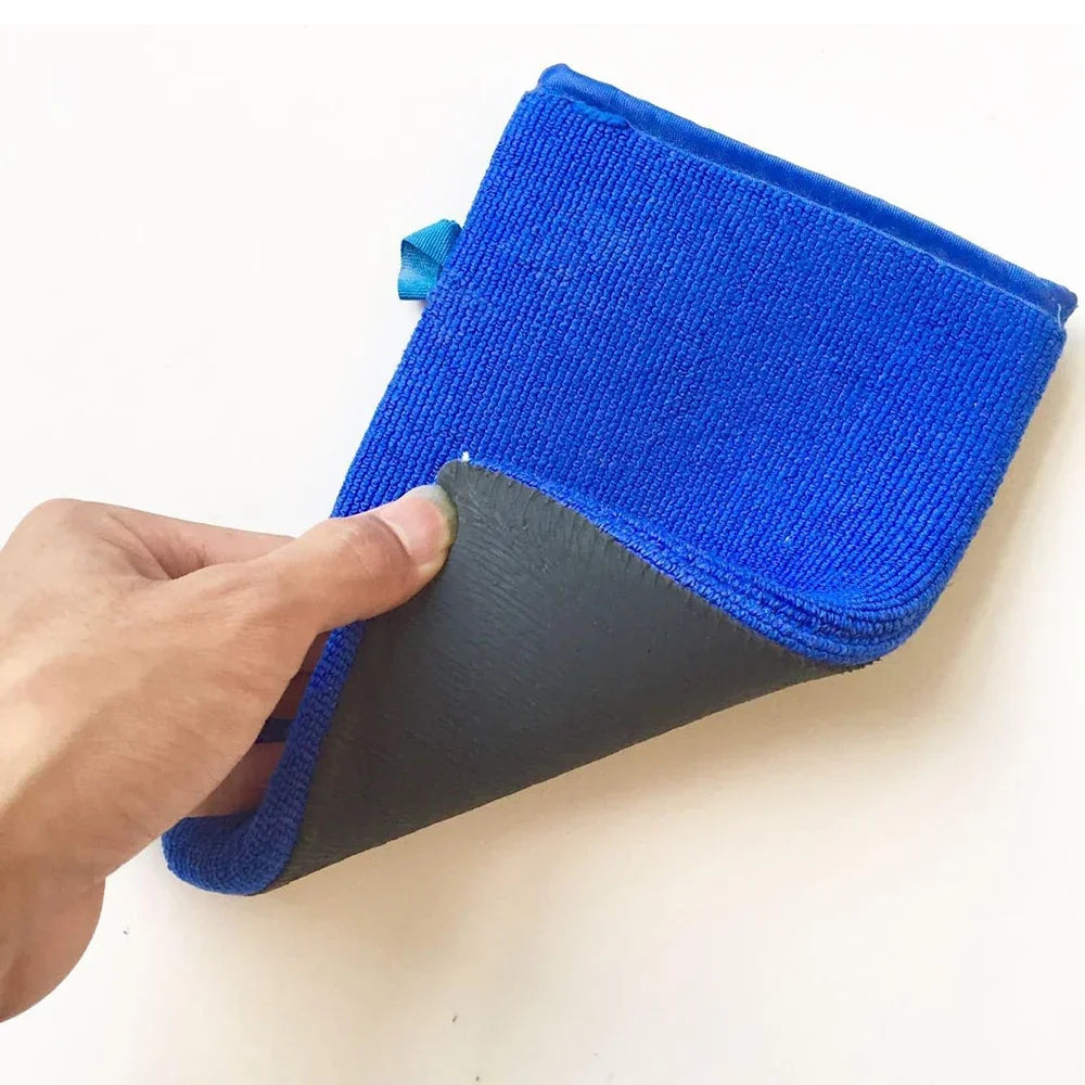 Fine Grade Magic Clay Mitt Car Wash Clay Gloves One side Clay bar One side Microfiber Car Detailing Tool before Polishing