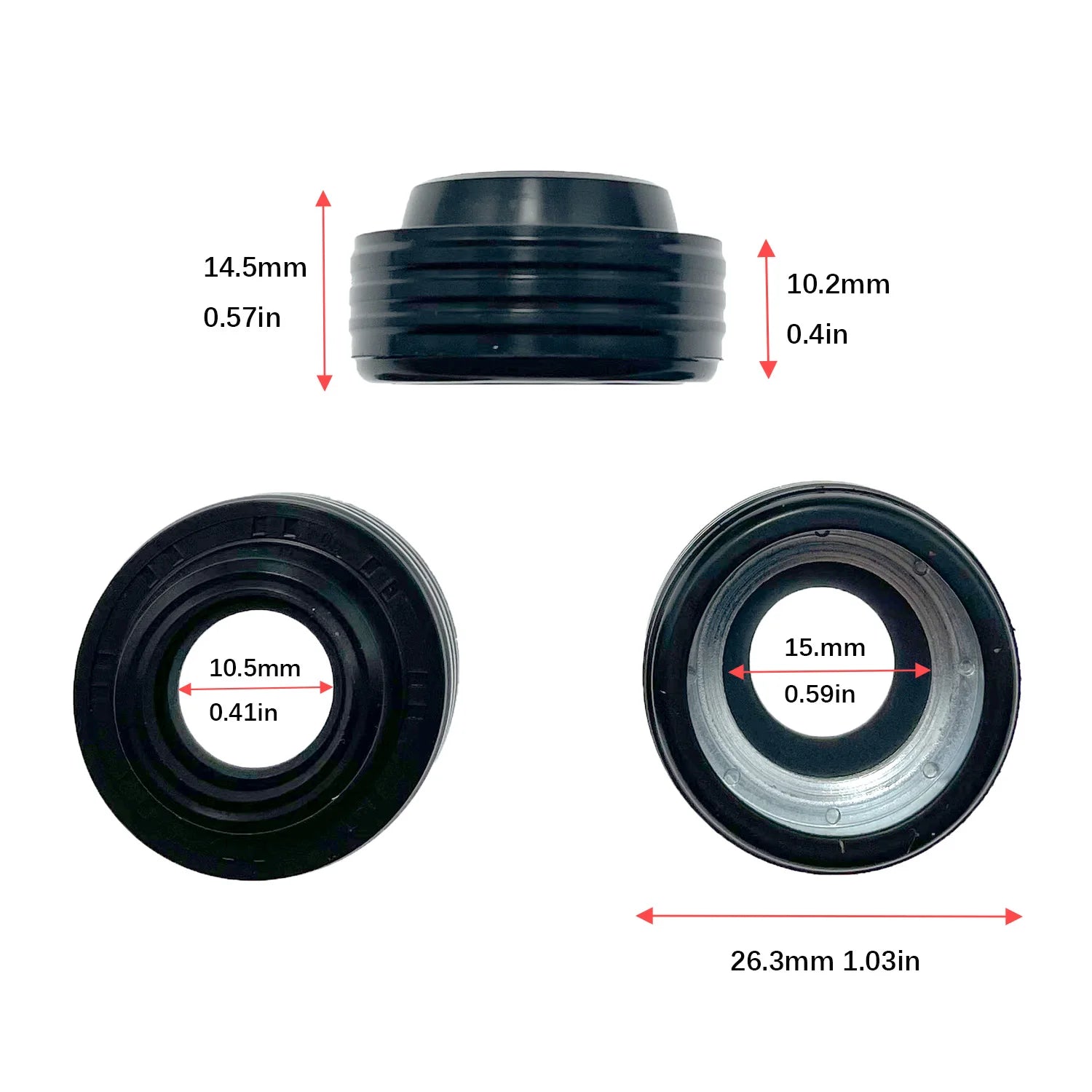 48Pieces automobile air conditioning compressor oil seal set for FS10 7SUB16 MAS90/105 A32 DKS32C 10PA15C/17C HCC V5 shaft seal