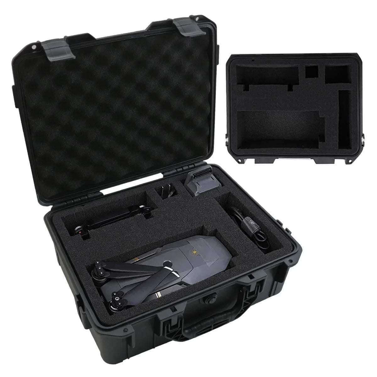 Waterproof Hard Shell Tool Box Pelican Style ABS Case for Mechanics Heavy Duty Equipment Storage Organizer with Lock Hard Shell