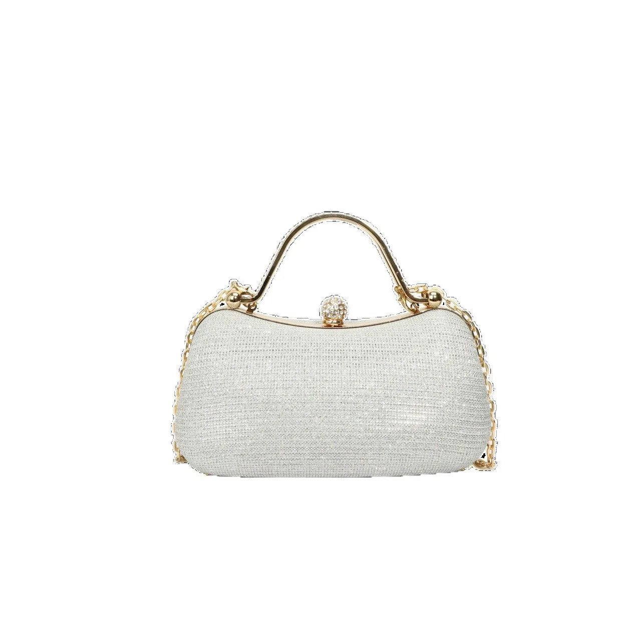 Luxury Handbag Women's Evening Clutch Bag Fashion Designer Sparkly Crystal Shoulder Chain Bag Party Wedding Purse