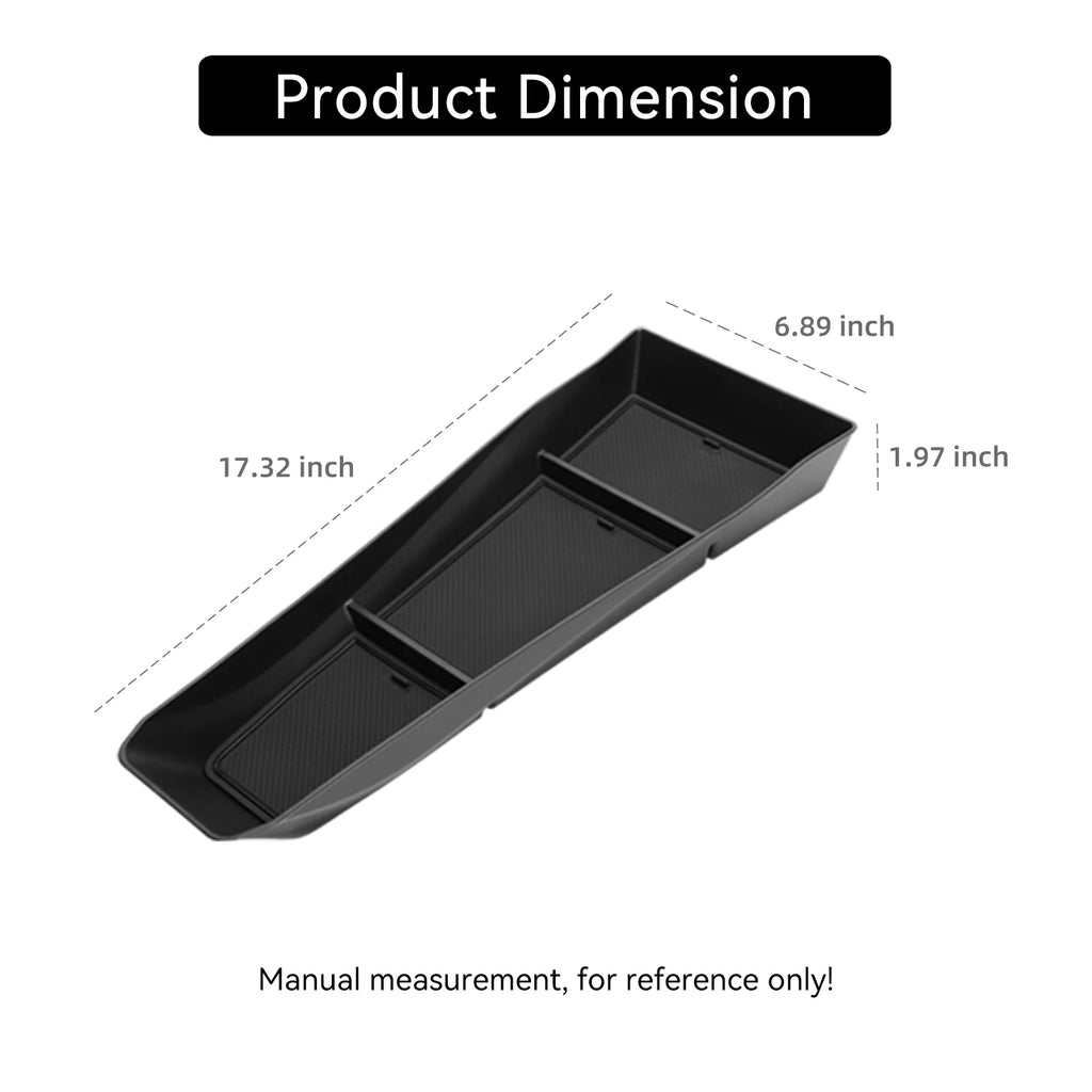 LUCKEASY for BYD Seagull/Dolphin Mini 2023-2025 Car Storage Box Center Console Lower Layer Storage Box Tidying Tray Accessories