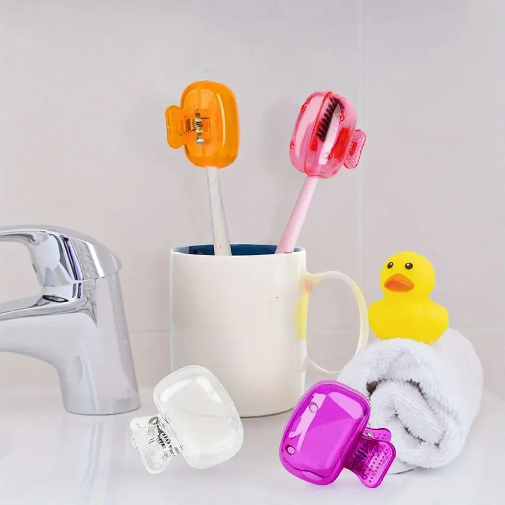 Mini Brush Cap Case Portable Reusable Toothbrush Cover Holder Waterproof Dust Prevention Toothbrush Protect Box