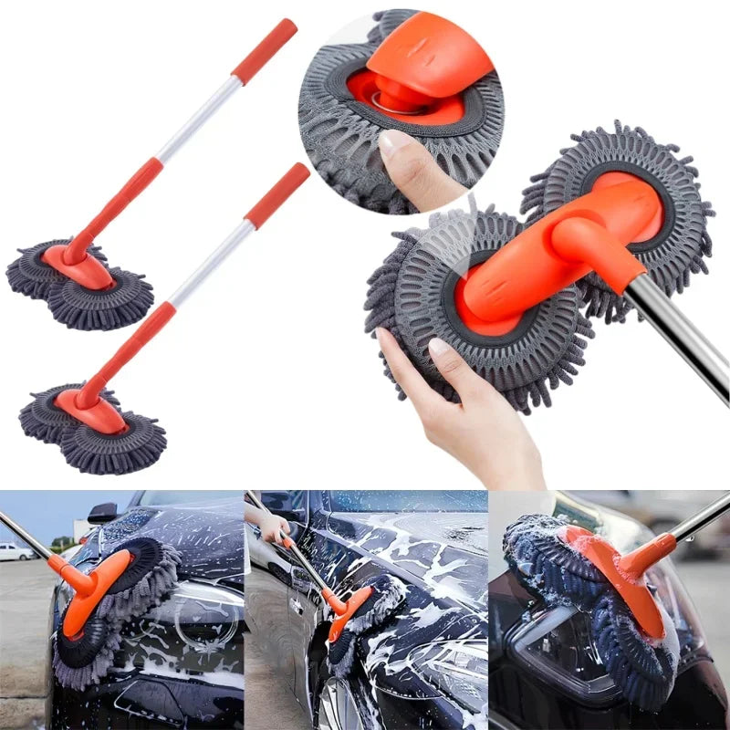 Car Cleaning Wash Multipurpose Kit Microfiber Brush Mop Sponge Wipe Auto Home Tools Universal Clean Accessories