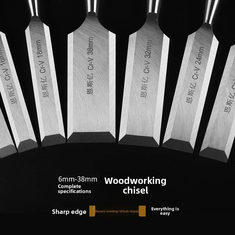 8/12/16/20/24mm Wood Carving Chisels Set Professional for Woodworking with Ergonomic Wood Carving Tools DIY Auxiliary Tools