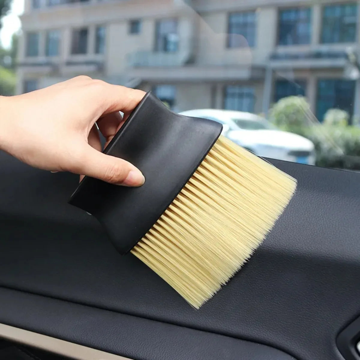 1-15Pcs Car Cleaning Detailing Brush Kit Power Scrubber For Leather Air Vents Rim Dirt Dust Clean Tools Uses For Auto Interior