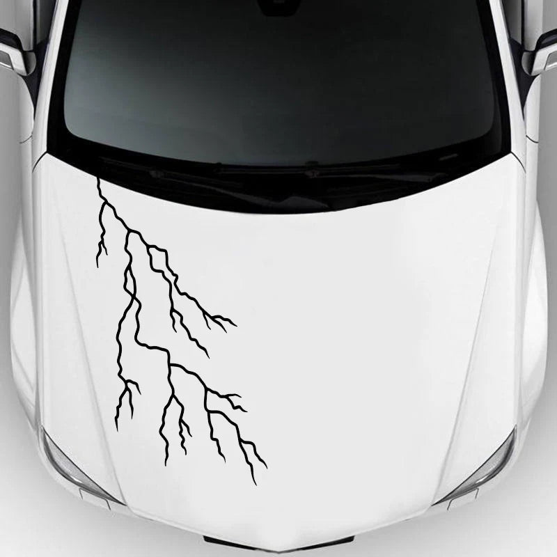 Lightning Car Hood Stickers for Refit Auto Bonnet Door Vehicle Body Styling for Bmw Mercedes Benz Volkswagen Audi Porsche Ford