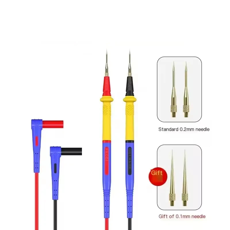 MECHANIC P30 Multimeter Pen 1000V 20A Soft Anti-Scalding Silicone Wire Extra Tip Probe Test Pen for Digital Multimeter