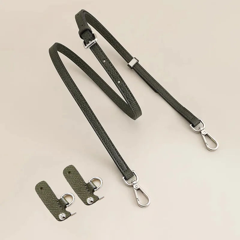 Bag Strap For Longchamp Mini Bag Leather Replacement Crossbody Shoulder Strap Without Punching Modification Bag Accessories
