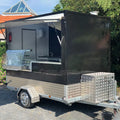 Belyoo 2026 9.8ft Street Food Trailer Mobile Hot Dog Stand Food Truck With Full Kitchen Juice Vending Trailer Ice Cream Truck