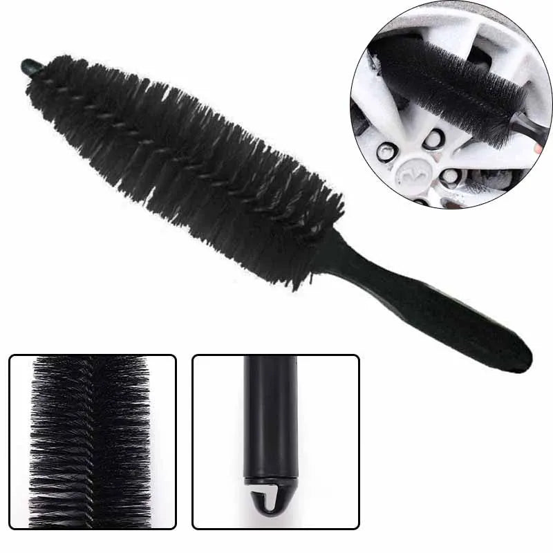 Car Wheel Tire Wash Cleaning Brush Rim Scrubber Cleaner Duster Handle Tyre Cleaning Detailing Brushes Cars Cleaning Tools