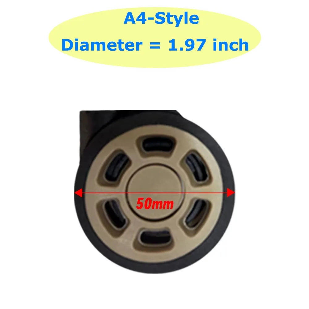 Diameter 1.97INCH/2.52 INCH Wheels for rimowa suitcase wheel replacement for rimowa suitcase wheel assembly rimowa suitcase part