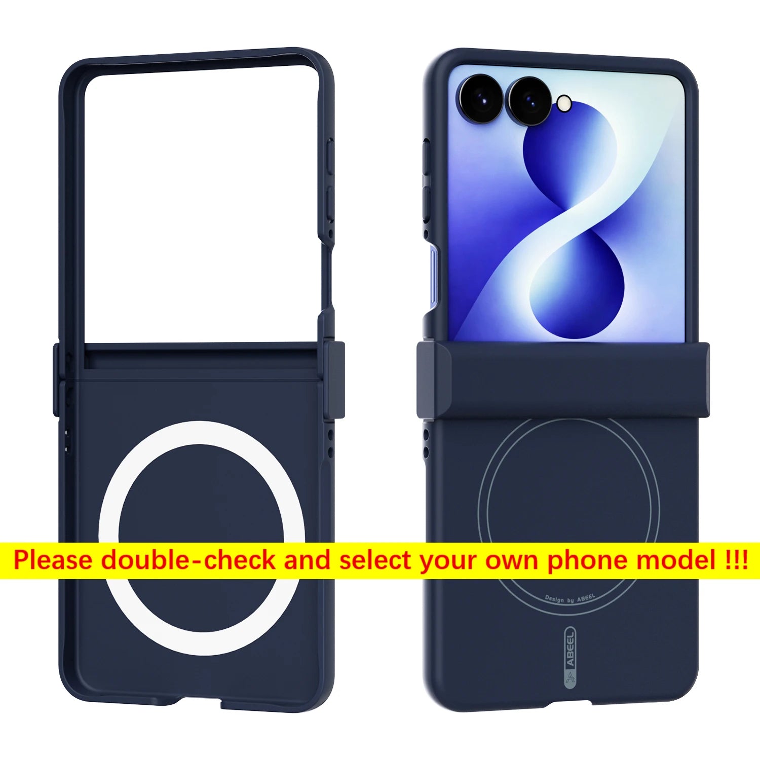 For Samsung Galaxy Z Flip8 7 FE 6 5 Phone Case Magnetic Silicone Wireless Charging Three-In-One Hinge Tough PC Cover Hard Fundas
