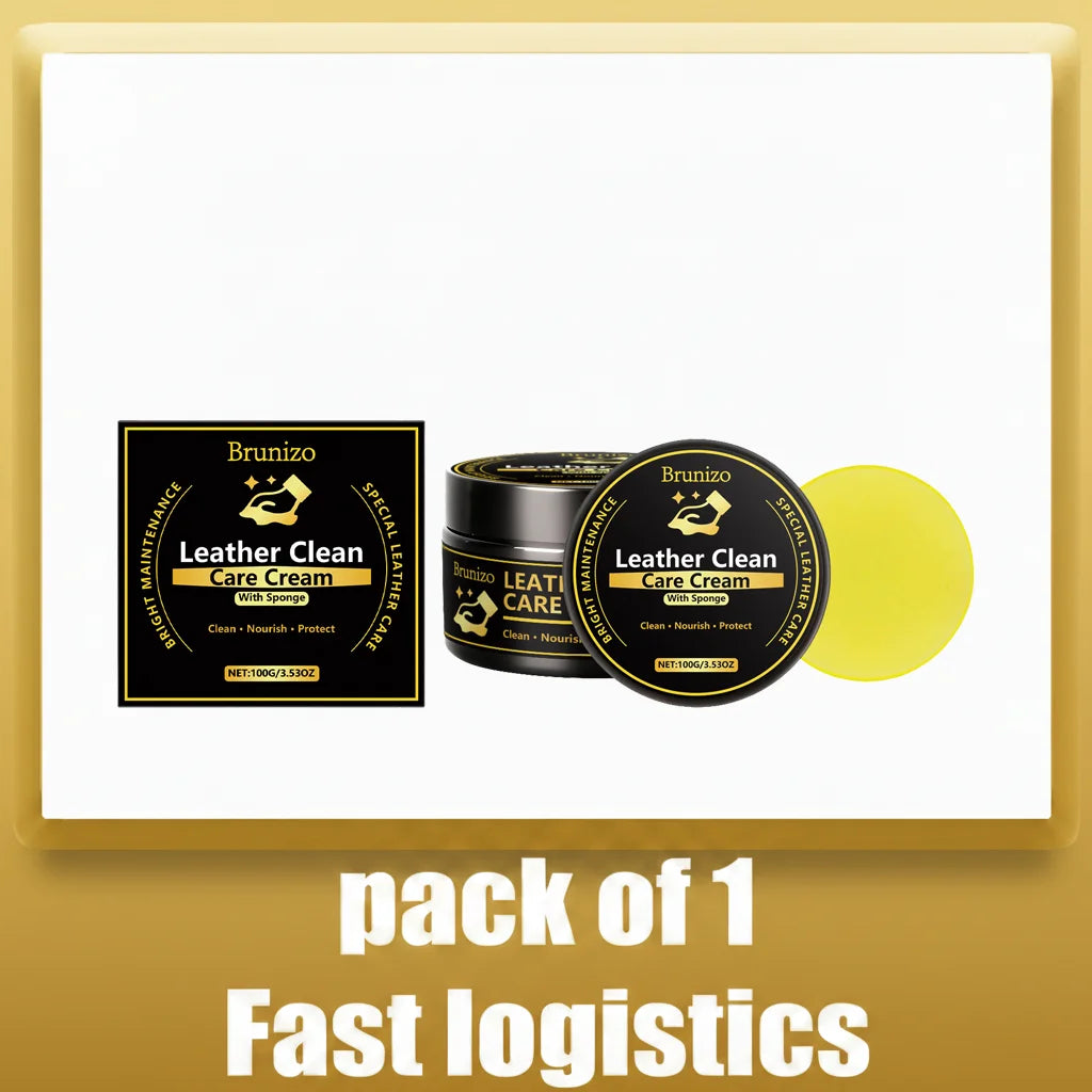 Multifunctional Leather Care Oil,Deep Cleansing Paste Remove Stains Grease for Car Seat Sofa Bag Shoes Jacket Polishing