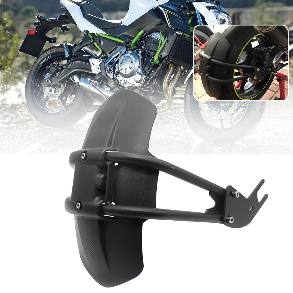Back Mudguard Splash Guard For Kawasaki ER6N Z900 VERSYS X300 650 Z650 Z800 For Honda X4 Motorcycle Rear Fender Protector Cover