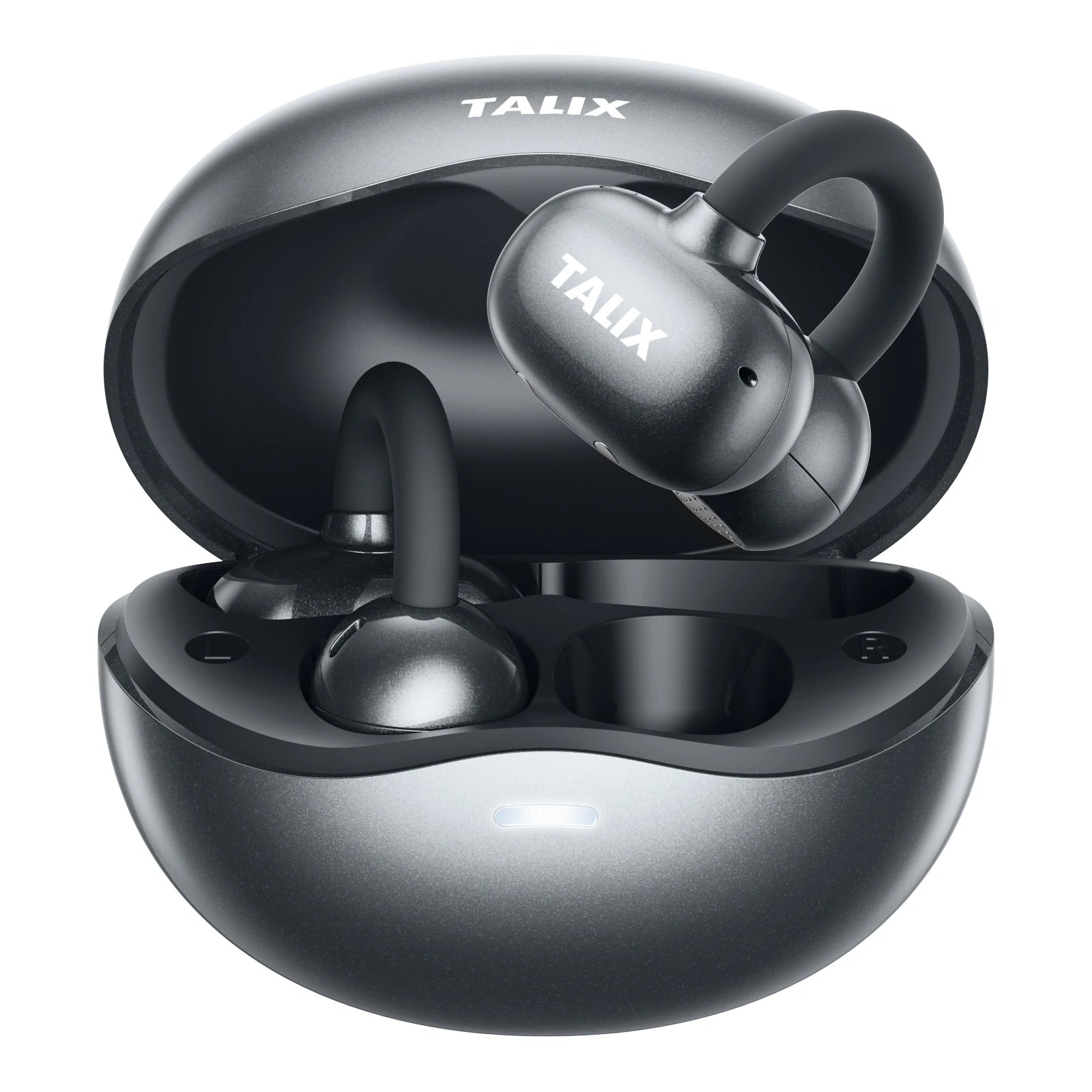 TALIX Ultra Open Ear Earbuds X6 Clip-On Headphone with Directional Sound Ultra-Light Comfort Fit 40H Playtime Spatial Sound