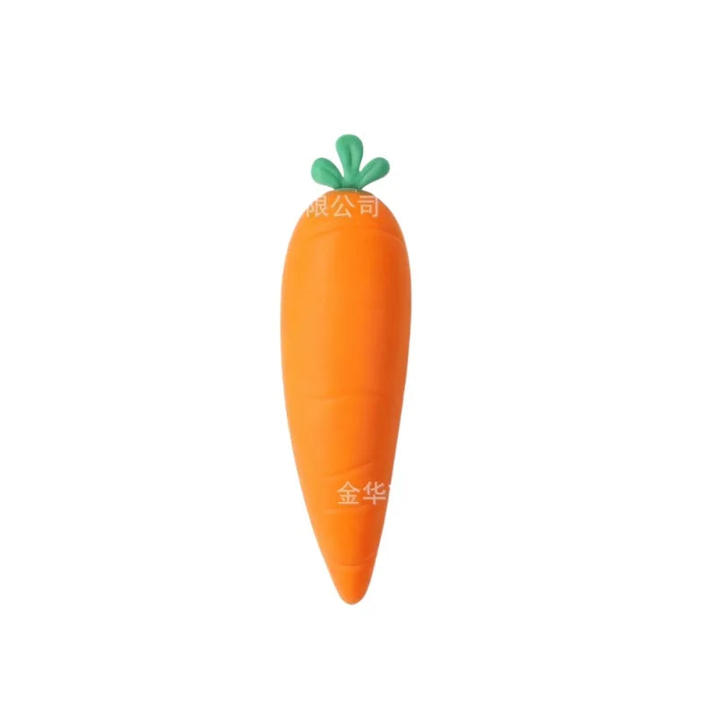 Realistic Giant Carrot Squishy Toy, Imitation Fruit Squishy Stress-Relief Soft Gel Plaything