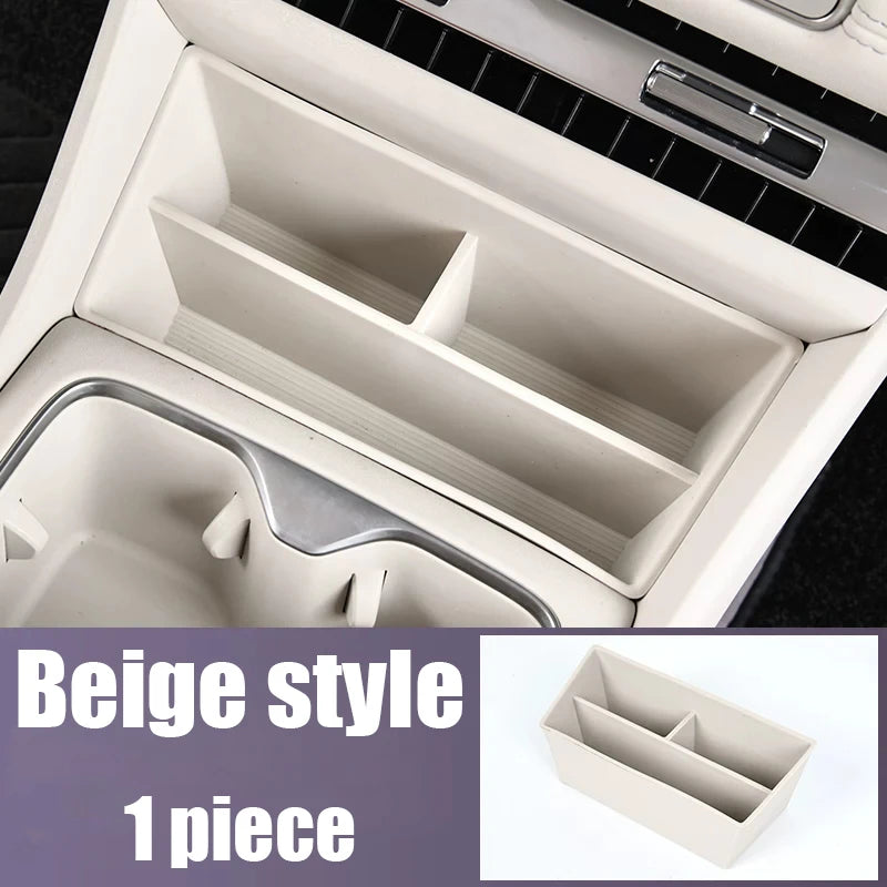 For MG MG4 EV Urban 2026 modified center console front storage box silicone compartment storage box car storage accessories