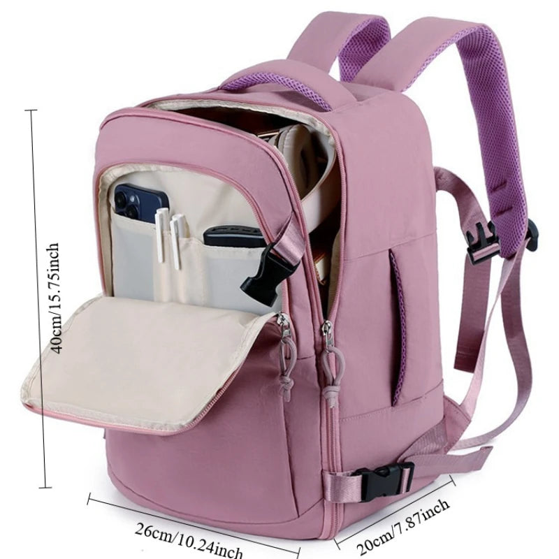 Travel Backpack 40x20x30 Airline Approved Easyjet Large Capacity Lightweight Short Distance Business Travel Computer Backpack