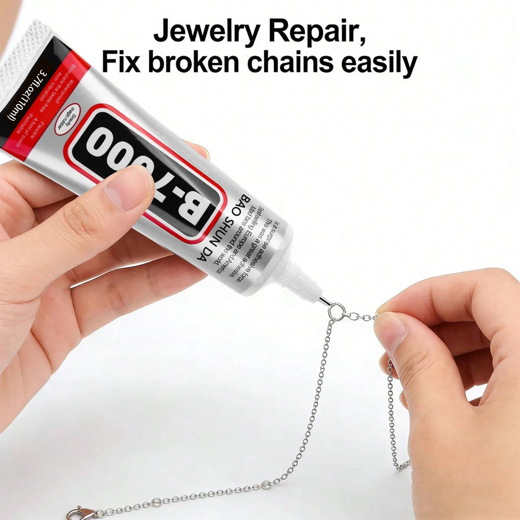B7000 Glue,Clear B-7000 Super Jewelry Glue Transparent Industrial Adhesive for Fabric Phone Repair Jewelery Making Crystal Gem .