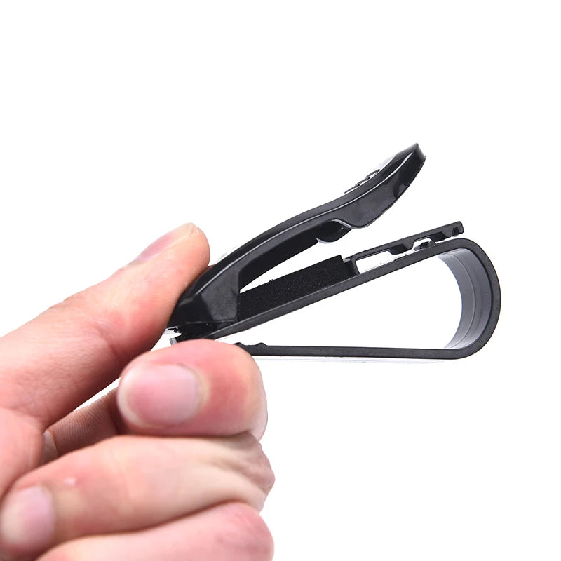 1PCS Auto Fastener Car Vehicle Sun Visor Sunglasses Eyeglasses Holder Card Pen Clip