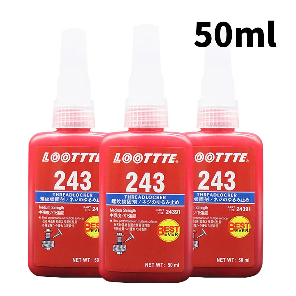 1/2/3pcs Threadlocker Screw Glue Quickly Cured Thread Locking Agent Anaerobic Adhesive Corrosion-Resistant Anti-Loosening Glue