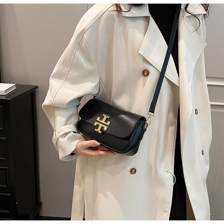 Elegant Party Diaper Bag Women's Leather Tote Luxury Crossbody Bag Vintage Minimalist Designer Large Capacity Stylish