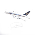 JASON TUTU 16cm Singapore Airways A380 Airbus Aircraft Model Planel Airplane Diecast Metal 1/400 Scale Planes