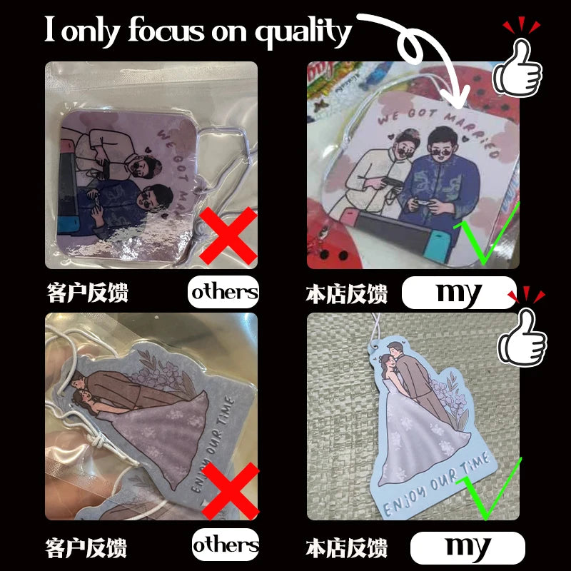 100pcs Customized Car Air Freshener Free Design Car Accessories Aromatherapy Any Shape Any Picture Can Be Customized Advertising