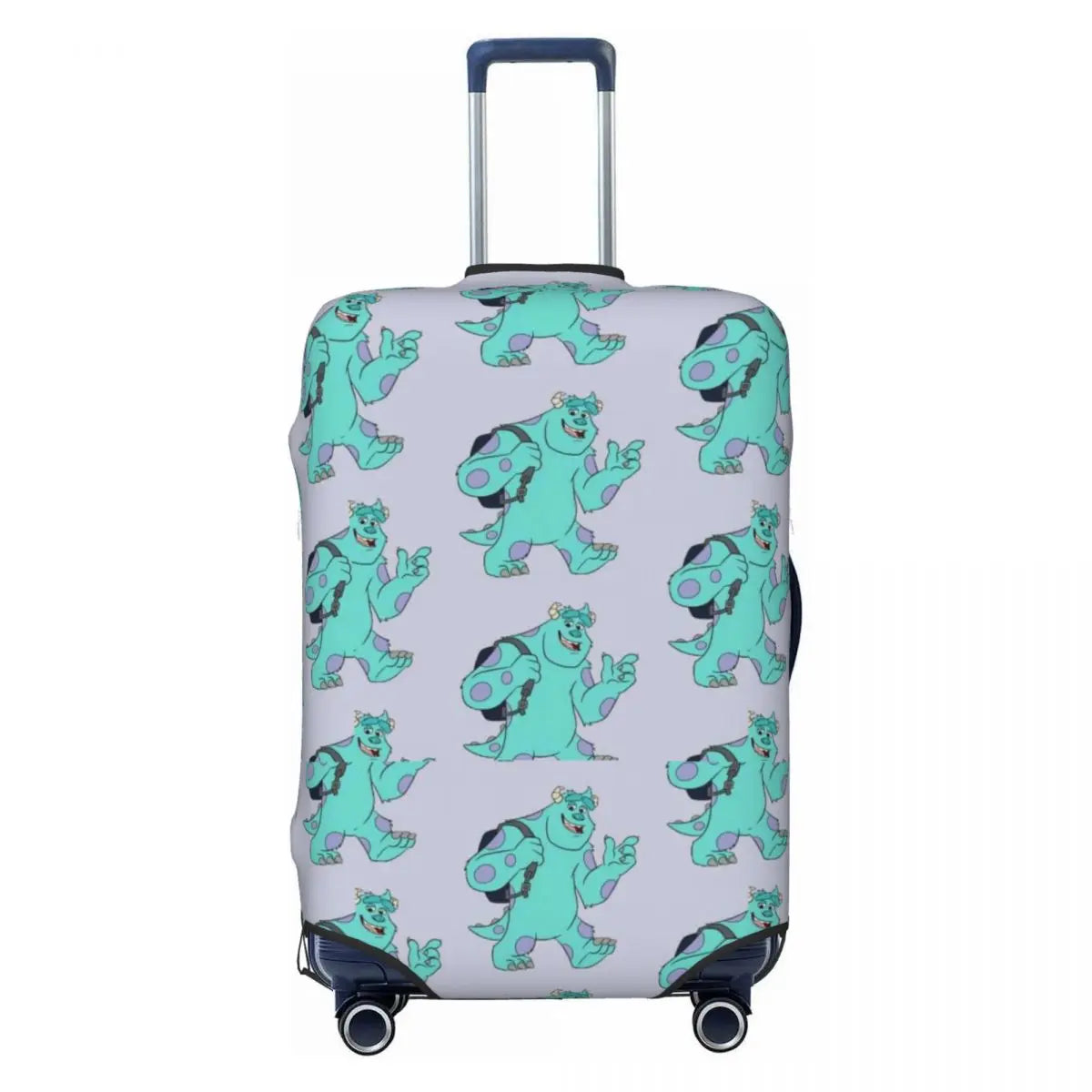 Custom M-Monsters Anime University Luggage Cover Cute Suitcase Protector Covers Suit For 18-32 inch