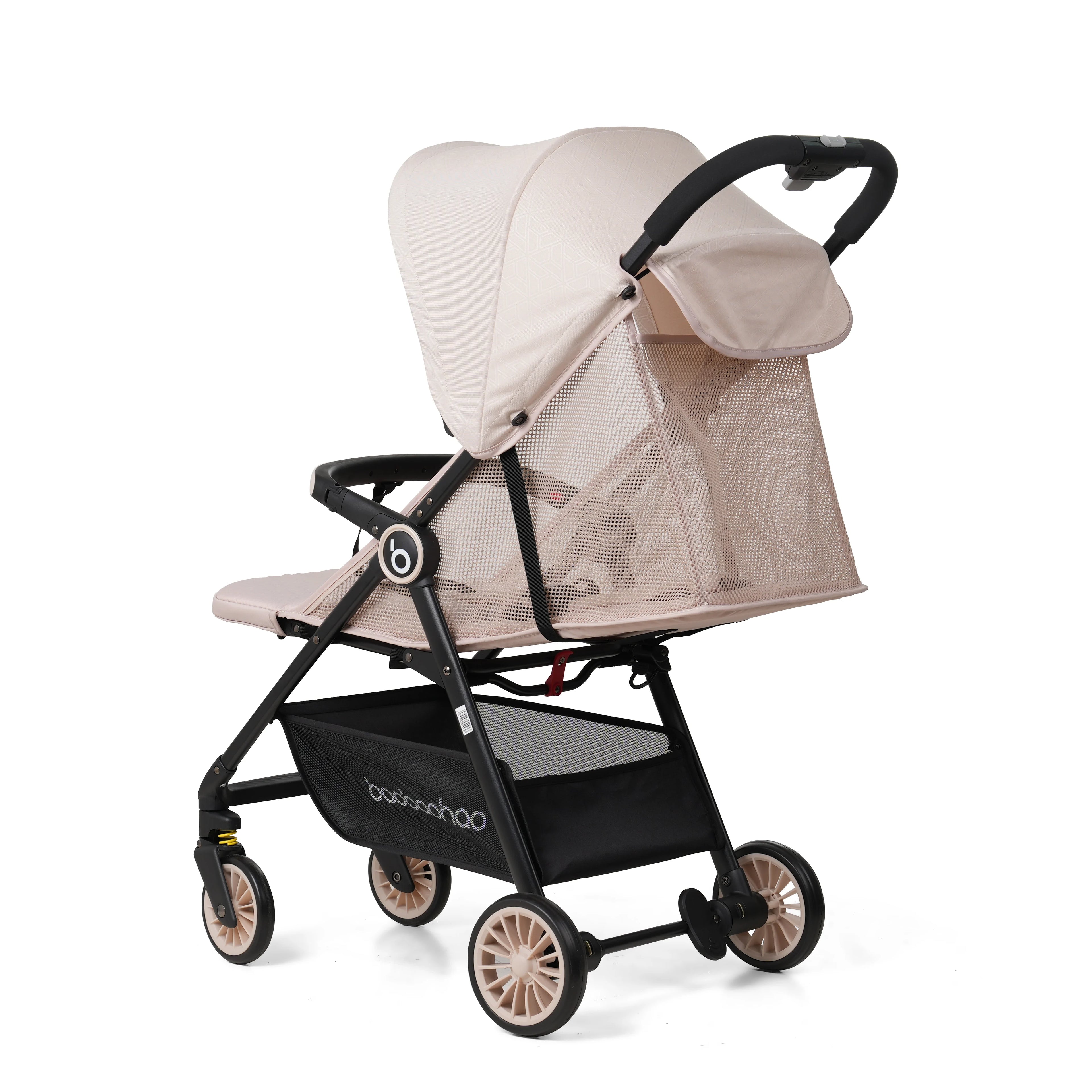 Baby stroller is lightweight, foldable, can sit or lie down, portable baby stroller with mesh design, cool and breathable