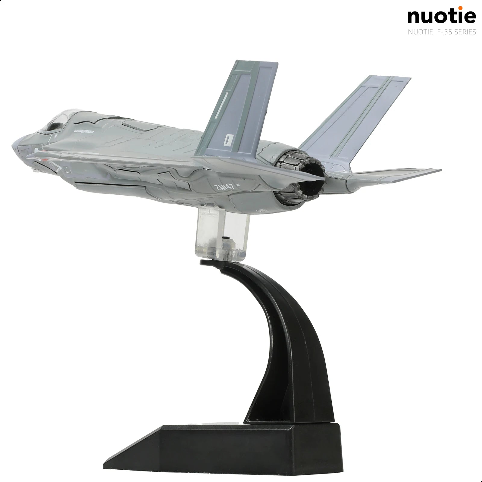 NUOTIE F-35B Lightning II 1:72 Royal Air Force Die-cast Fighter Aircraft Model with Bracket Military Pilot Gift F-35B 138EAW