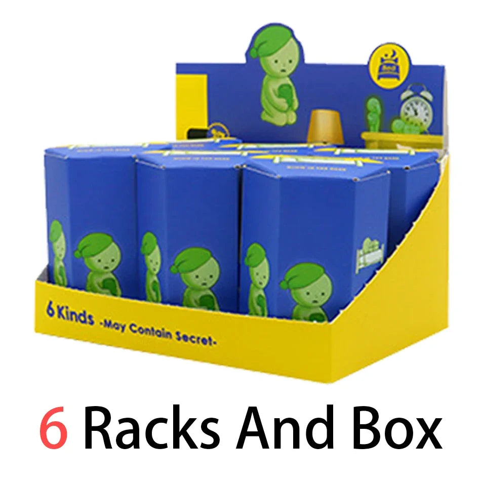 5 Multiple Series Noctilucent Green Doll Blind Mystery Box Action Figures Decoration Desktop Model Toy For Gift Surprise