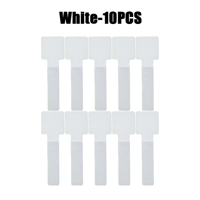 10-100Pcs Reusable Cable Tie Velcro Ties Self-Adhesive Power Cord Cable Holder Adjustable Cord Storage Desktop Organiser Manager