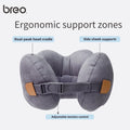 Breo Memory Foam Neck Pillow Cervical Spine U-Shaped Pillow Travel Aircraft  Sleeping Camping Offiice