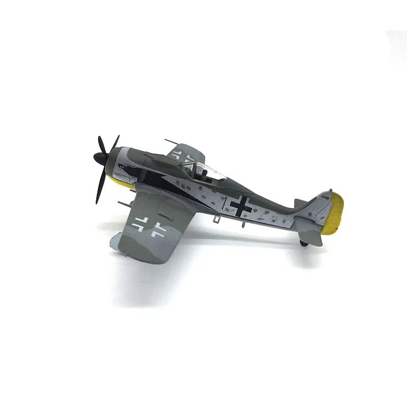 Die Cast Alloy Aircraft Model 1:72 Fw-190 Fokker Wolfe Alloy, Resembling A Real Fighter Jet Model, Indoor Collection Gift