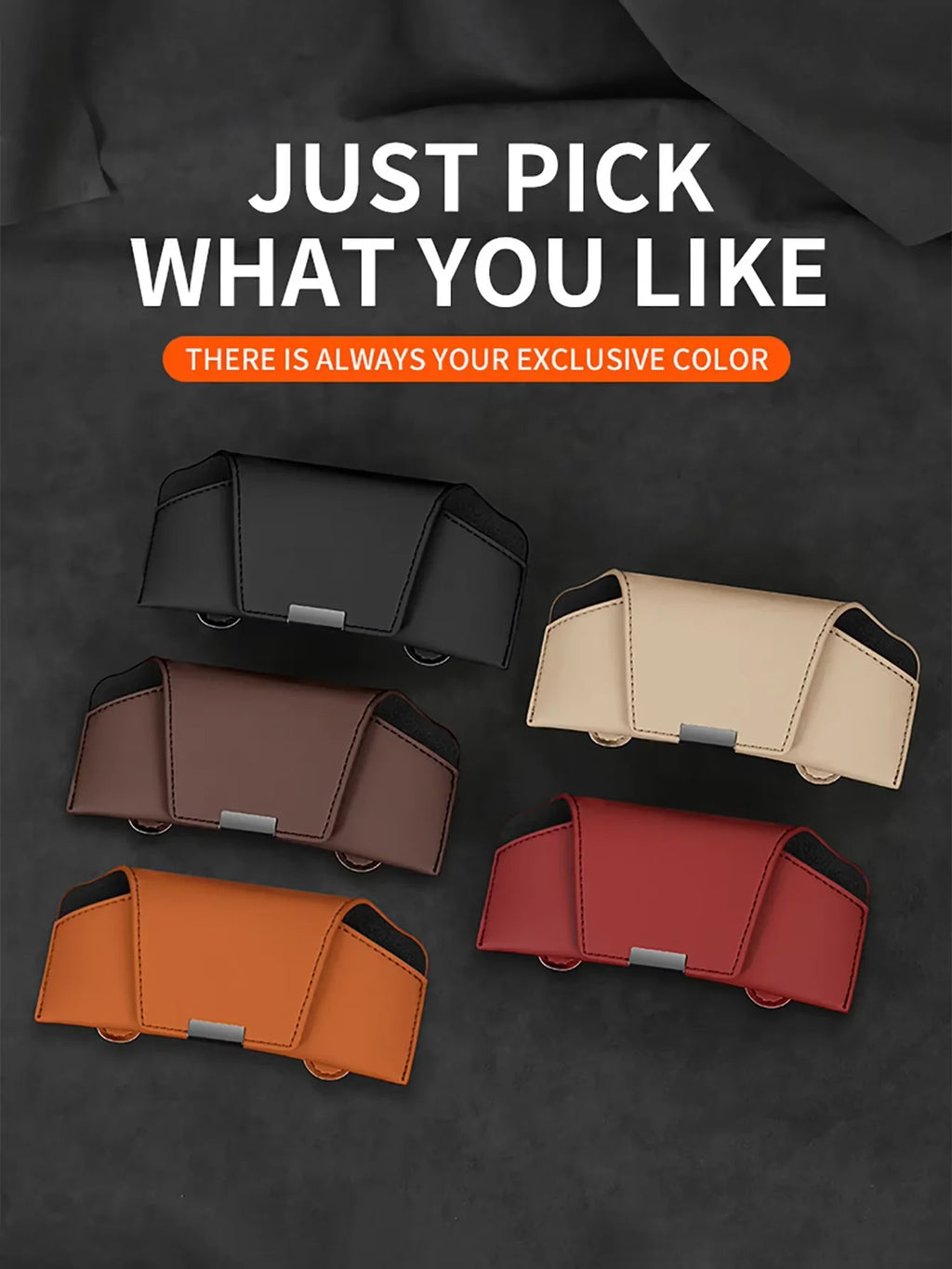 Magnetic Sun Visor Storage Car Glasses Case Portable Sunglasses Clip Organizer Car Supplies