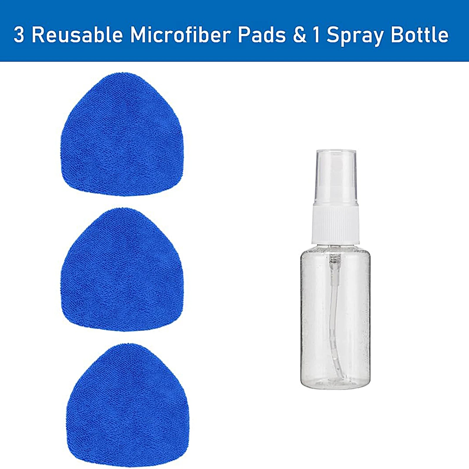 6pcs Car Window Cleaning Kit Windshield Cleaning Tool Glass Defogging Brush Retractable Handle Fiber Glass Defogger Mop