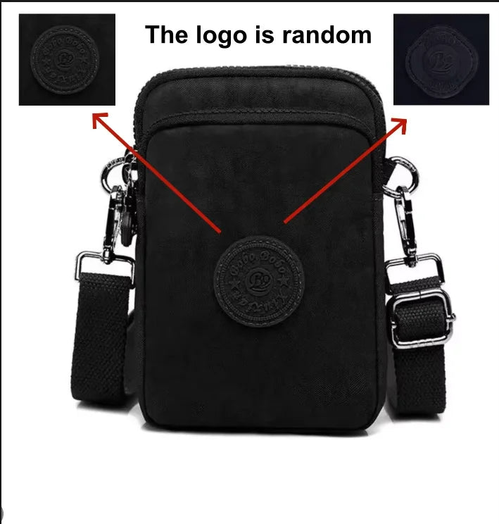 Rilibegan Nylon Cloth Bag 2024 New Women's Shoulder Bag Casual Diagonal Straddle Bag Lightweight Phone Bag