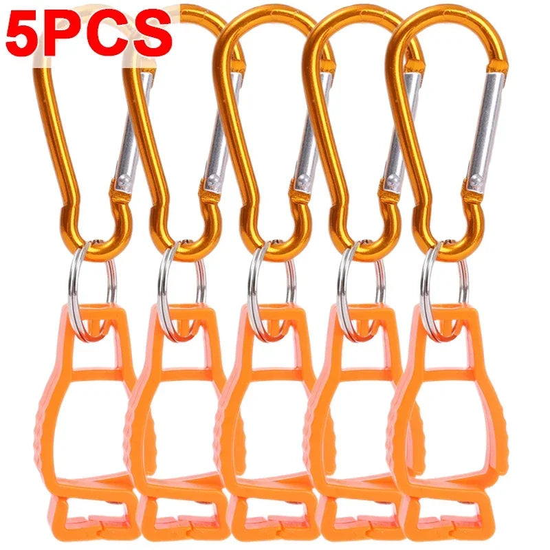 Glove Clips for Work Glove Holders Glove Belt Clip Outdoor Clip Anti Loss for Hiking Climbing Skiing Camping Gear Accessories