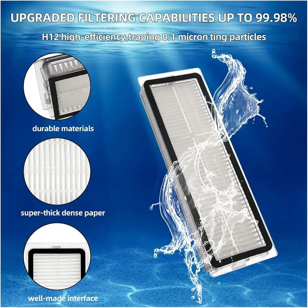 For Xiaomi 1C/1T/2C STYTJ01ZHM STYTJ02ZHM STYTJ03ZHM F9 Spare Parts Main Side Brush Filter Mop