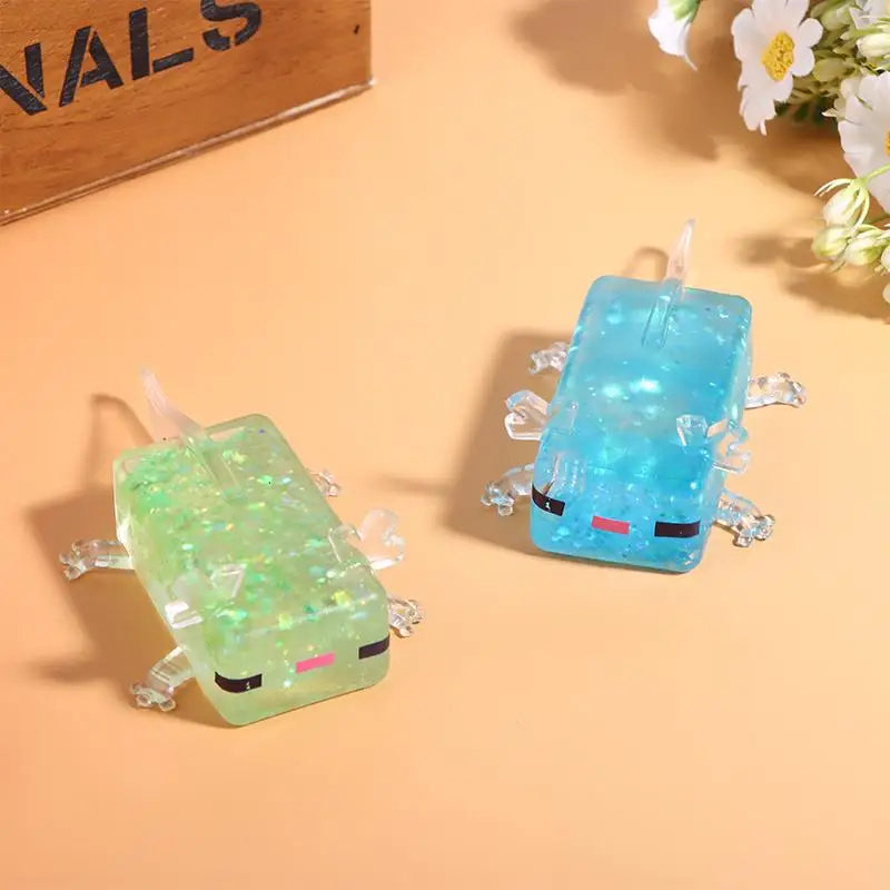 Cute Axolotl  Toys Creative DIY Handmade Stress Relieving Toys Moldable Stress Relieving Toys Birthday Party Gifts