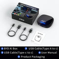 MMB Wireless CarPlay Android Auto AI Box Android13 QCM6125 8-Cores BT5.2 Auto Connection GPS for BYD Seallion DENZA D9 Polestar4