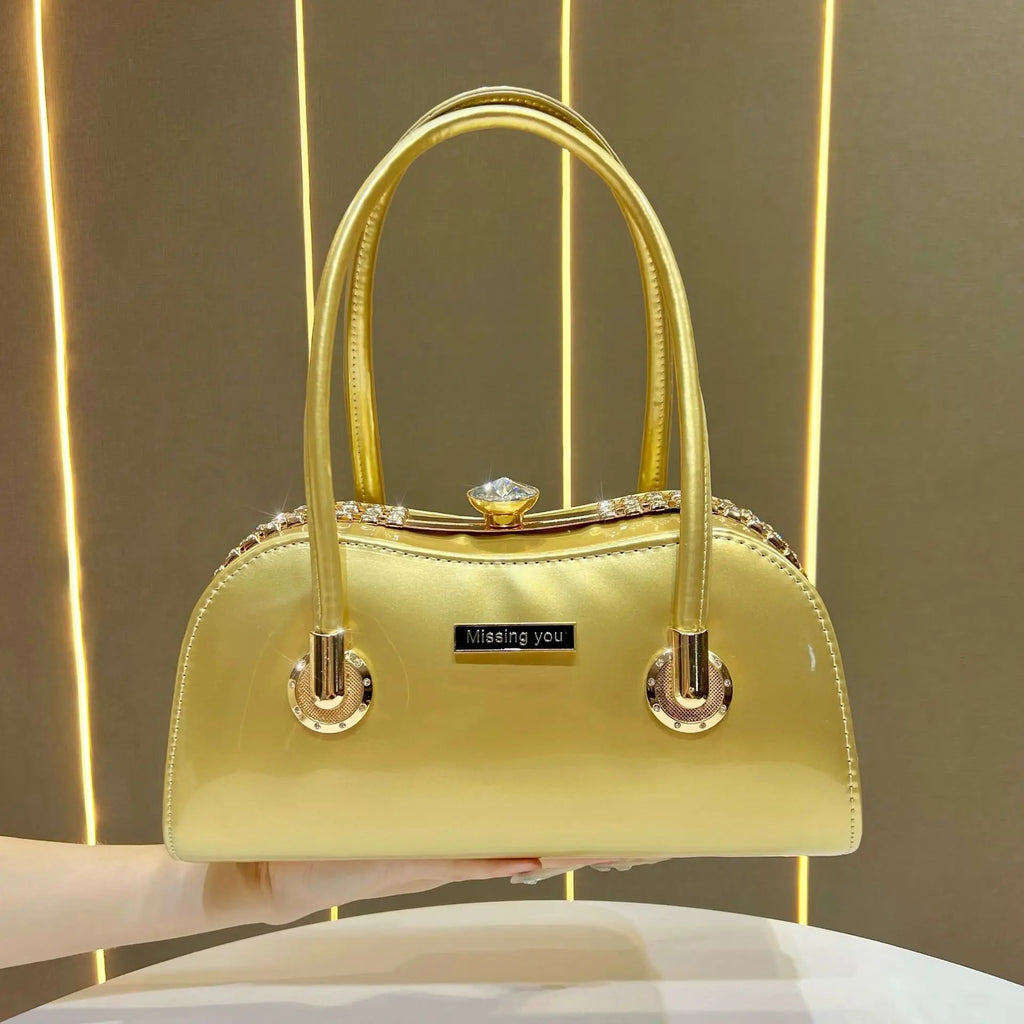 New women's large-capacity handbag retro fashion banquet bag versatile commuter women's bag shoulder messenger bag