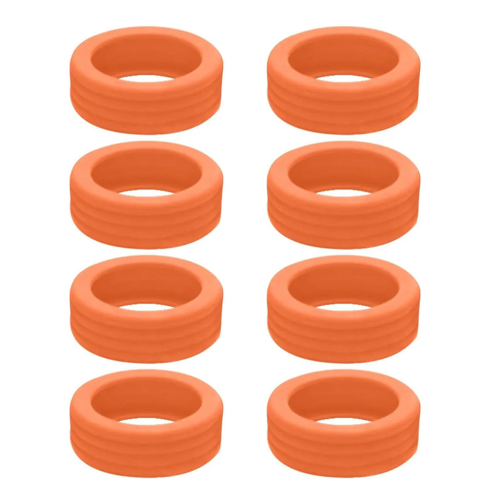 Thickened Silicone Luggage Wheel Covers Anti-Scratch Rubber Rings for Suitcase Wheels Durable Protectors for Universal Rolling