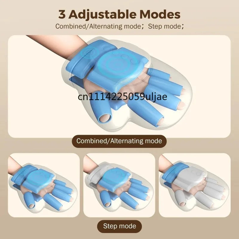 Hand Massager with Airbag Compression Finger Wrist Palm Massage Machine Vibration Glove for Hand Muscle Relax Gift for Men Women