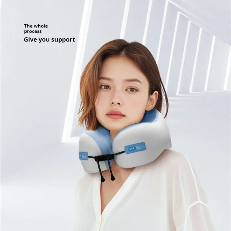 U Shaped Memory Foam Neck Pillows Soft Travel Pillow Massage Neck Pillow Sleeping Airplane Pillow Cervical Healthcare Bedding
