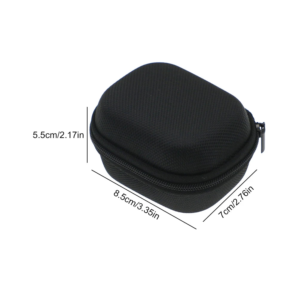 EVA Hard Case Shockproof Travel Protective Case with Mesh Pocket & Carabiner Earphone Bag for B&O Beoplay EX Wireless Earphones